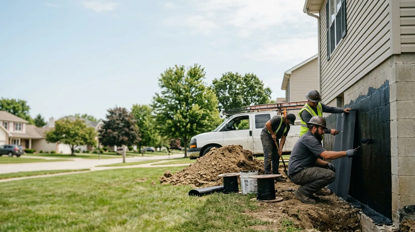 Basement Waterproofing in Prospect, OH near me